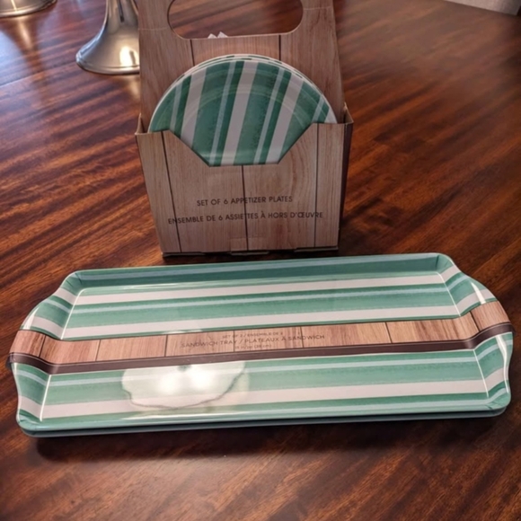 Melamine Patio Plates and Trays - Picture 1 of 1